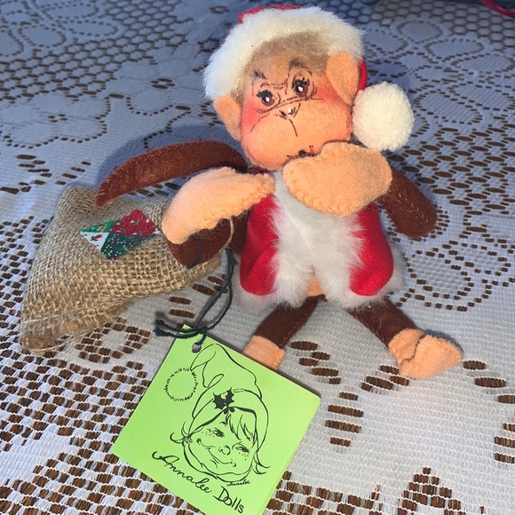 🍭ANNALEE CHRISTMAS HOLIDAY MONKEY & BANANA